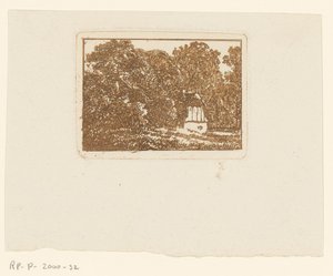 Casa de campo na floresta