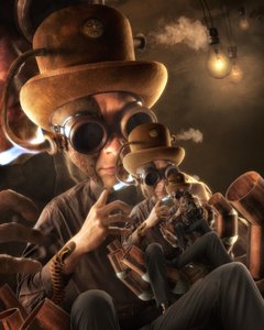 Inventores Steampunk Aninhados de Christophe Kiciak