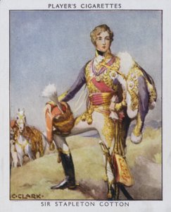 Sir Stapleton Cotton (cor litho) de Christopher (after) Clark
