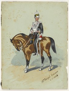 13o Bengal Lancers, por volta de 1914 de Christopher Clark