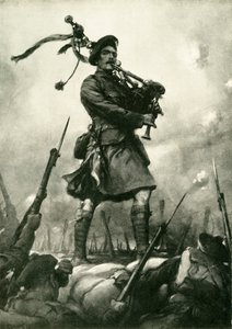 Como Piper Laidlaw venceu a Victoria Cross em 25 de setembro de 1915, c1920.