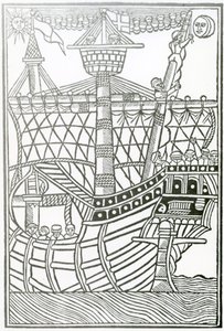 Uma Caravela da "História Geral das Índias" 1547