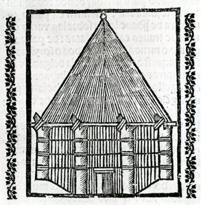 Uma cabana da "História Geral das Índias" 1547