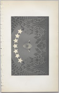 A arte do design decorativo: com um apêndice, dando as horas do dia em que as flores abrem, publicado pela Day & Son, Londres, 1862 de Christopher Dresser