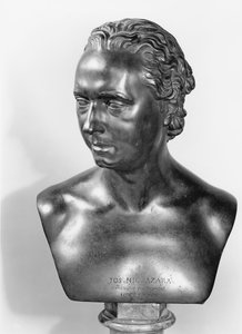 Busto de José Nicolas de Azara (1731-1805) 1773 (bronze) (foto bw)