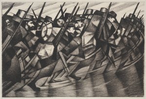 Voltando às trincheiras de Christopher Richard Wynne Nevinson