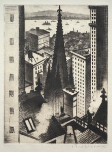 Templo de Nova York de Christopher Richard Wynne Nevinson