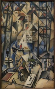 O antigo porto de Christopher Richard Wynne Nevinson