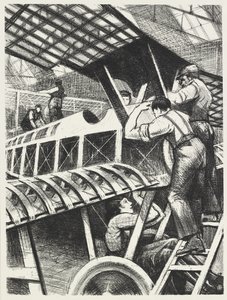Peças de montagem, 1917 de Christopher Richard Wynne Nevinson