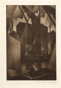 Docas, 1918 de Christopher Richard Wynne Nevinson