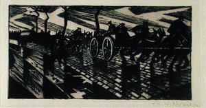 A caminho de Ypres de Christopher Richard Wynne Nevinson