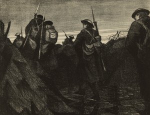 Relevos ao amanhecer de Christopher Richard Wynne Nevinson