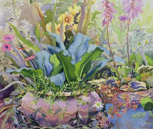 Jardim com Plantas, 2000 (wc no papel) de Christopher Ryland