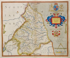Mapa de Northumbria, de 