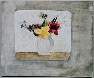 Flores da Primavera em um frasco branco, c.1930