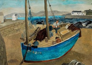O barco azul de Christopher Wood