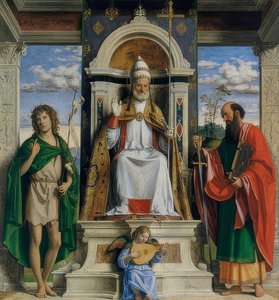 Simão Pedro, João Batista e Paulo de Tarso. Século XV