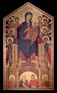 Maesta da Santíssima Trindade (tempera sobre madeira