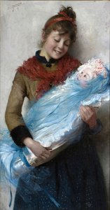 Primo amore Primeiro amor, 1889. de Cipriano Cei