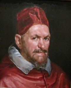 Retrato do Inocêncio X de Circle of Diego Velázquez