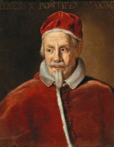 Retrato do Papa Clemente X 1590-1676, início da década de 1670.
