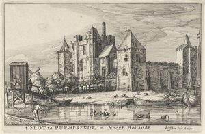 Castelo de Purmersteijn em Purmerend de Claes Jansz. Visscher (II)