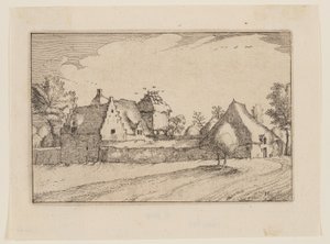 Uma quinta murada de Claes Jansz. Visscher