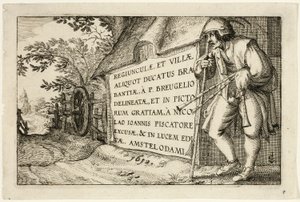Página de título, após Imagens de quintas, casas de campo e aldeias rústicas (Praediorum villarum et rusticarum casularum icones)