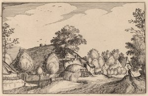 Estrada da Vila de Claes Jansz Visscher after Lucas van Doetechum after Master of the Small Landscapes after Johannes