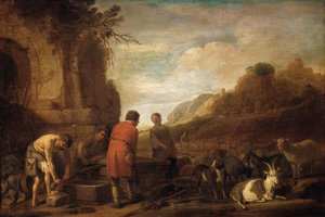 O Encontro de Jacob e Raquel (Génesis 29:10)
