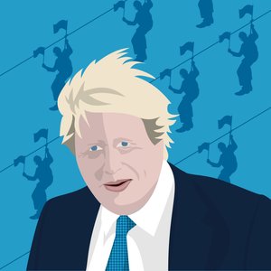 Boris Johnson e o fio zip