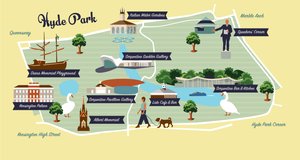 Mapa de Hyde Park de Claire Huntley