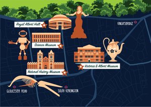 Mapa de South Kensington