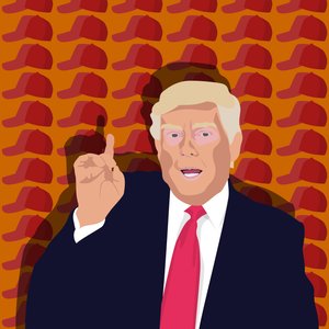 Trump e o boné de beisebol