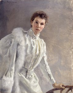 Auto-retrato, 1894. de Clara von Rappard