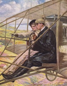 Amor nas asas de Clarence F. Underwood