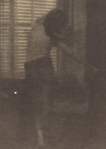 Modelo no estúdio de Nova York de Clarence H. White
