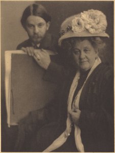 Alvin Langdon Coburn e sua mãe, c.1909 (foto)
