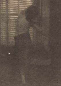 Modelo num estúdio de Nova Iorque, c.1915 (fotografia)