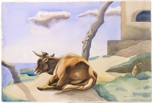 A vaca doente de Clarence Holbrook Carter