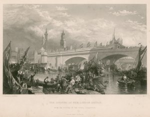 A abertura da New London Bridge de Clarkson Frederick Stanfield