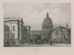 Os correios e a Catedral de São Paulo de Clarkson Frederick Stanfield
