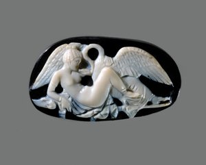 Leda e o Cameo dos Cisnes, 3º cen. DE ANÚNCIOS.