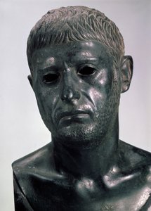 Retrato de Roman Sextus Pompey, 2 H. do 1 ° cen. BC