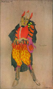 Design para o traje em Ben Jonsons O diabo é um burro, c1927