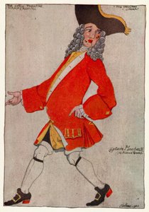 A Ópera do Mendigo, Capitão Macheath (cor litho)