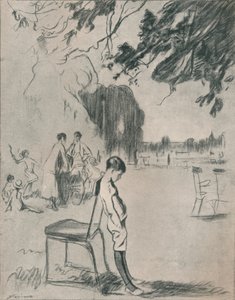 Estou doente de morte de mulheres do menino, c1900 de Claude Allin Shepperson