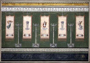 Design para Decoração da Parede do Império (aguarela e guache sobre papel) de Claude Amie Chenavard