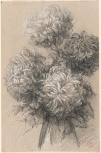 Crisântemos de Claude Emile Schuffenecker