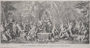 Os Quatro Festivais: Festival de Baco de Claude Gillot
